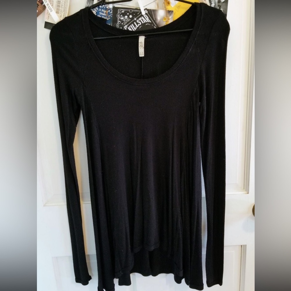 Free people long sleeve ribbed shirt
